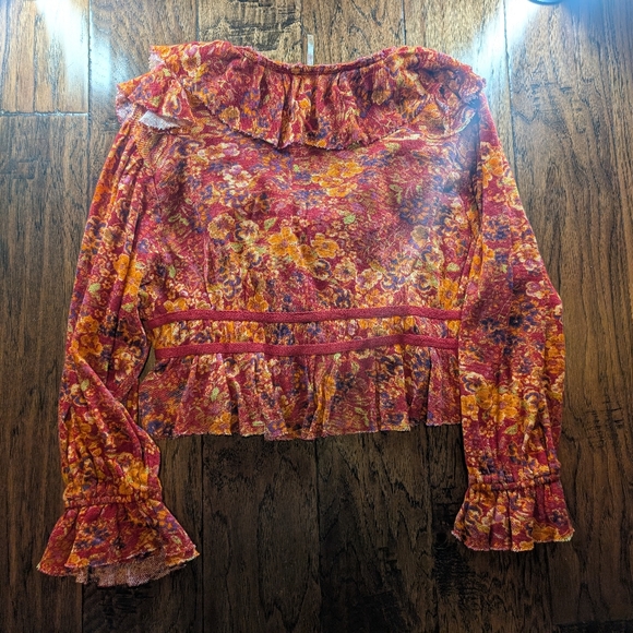 Free People Rudi Ruffle Top - Picture 7 of 12
